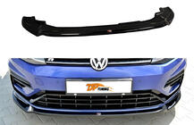 Volkswagen Golf 7/E-Golf 2012-2020 Frontlippe DPT V-3 (für R / R-Line HB, 2017-2019, Schwarz Glanz) Foto 1