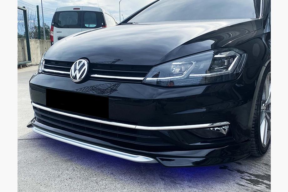 Volkswagen Golf 7/E-Golf 2012-2020 Frontlippe DPT V-1 (für Serienstoßstange, 2017-2019, grundiert zum Lackieren) Image