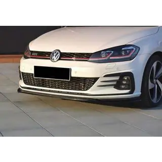 Frontlippe DPT V-2 (für GTI, 2017-2019, Schwarz Glanz) Volkswagen Golf 7/E-Golf 2012-2020 Foto 1