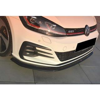 Frontlippe DPT V-2 (für GTI, 2017-2019, Schwarz Glanz) Volkswagen Golf 7/E-Golf 2012-2020 Foto 3