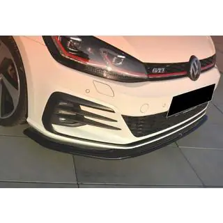 Frontlippe DPT V-2 (für GTI, 2017-2019, Schwarz Glanz) Volkswagen Golf 7/E-Golf 2012-2020 Foto 3