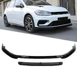 Volkswagen Golf 7/E-Golf 2012-2020 Frontlippe DPT V-5 (für R / R-Line HB, 2017-2019, Schwarz Glanz) Foto 1