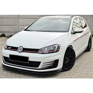 Frontlippe DPT V-2 (für GTI, 2012-2017, Schwarz Glanz) Volkswagen Golf 7/E-Golf 2012-2020 Foto 2