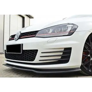 Frontlippe DPT V-2 (für GTI, 2012-2017, Schwarz Glanz) Volkswagen Golf 7/E-Golf 2012-2020 Foto 1