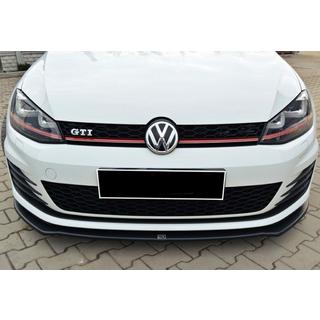 Frontlippe DPT V-2 (für GTI, 2012-2017, Schwarz Glanz) Volkswagen Golf 7/E-Golf 2012-2020 Foto 3