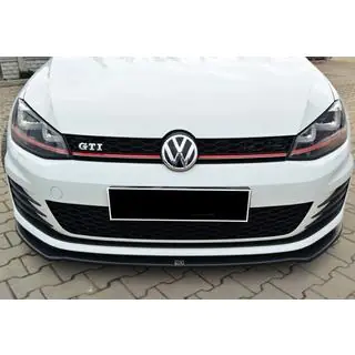 Frontlippe DPT V-2 (für GTI, 2012-2017, Schwarz Glanz) Volkswagen Golf 7/E-Golf 2012-2020 Foto 3