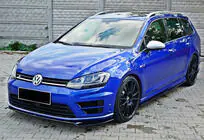 Volkswagen Golf 7/E-Golf 2012-2020 Frontlippe DPT V-2 (für R / R-Line HB, 2012-2017, Schwarz Glanz) Foto 1
