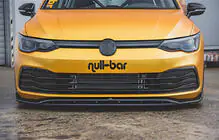 Volkswagen Golf 8 2019- Frontlippe DPT V-2 (Schwarz Glanz) Foto 1