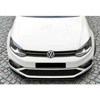 Front Lip Spoiler DPT (für GTI, 2014-2017, Schwarz Glanz) Foto 4