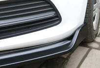 Volkswagen Polo 2010-2017 Frontlippe DPT V-2 (Schwarz Glanz) Foto 6