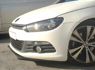 Volkswagen Scirocco 2008-2017 Front Lip Spoiler DPT (2008-2017, Schwarz Glanz) Foto 1