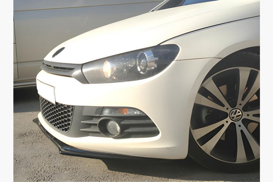 Volkswagen Scirocco 2008-2017 Front Lip Spoiler DPT (2008-2017, Schwarz Glanz) Image
