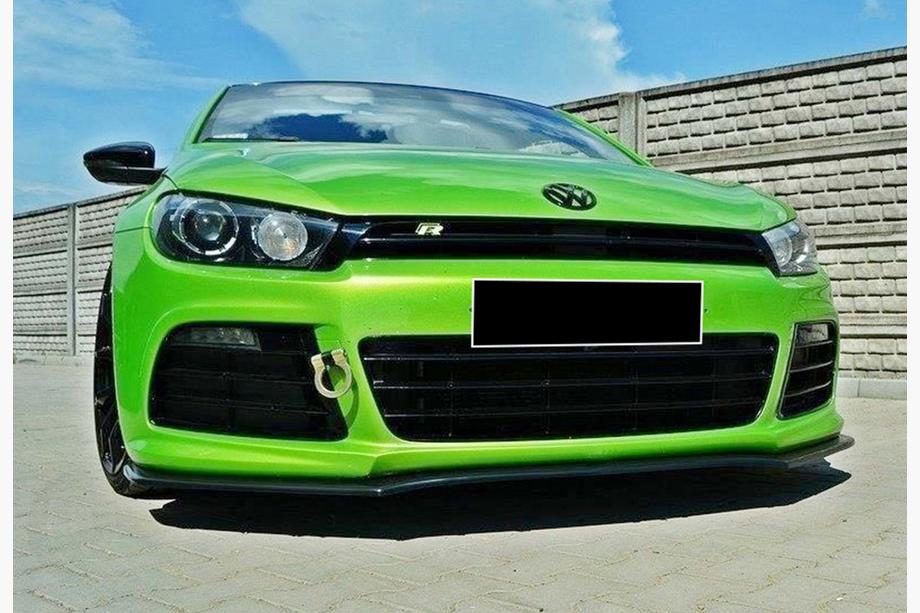 Volkswagen Scirocco 2008-2017 Frontlip Spoileransatz DPT V1 (2008-2013, Schwarz Hochglanz) Foto 2
