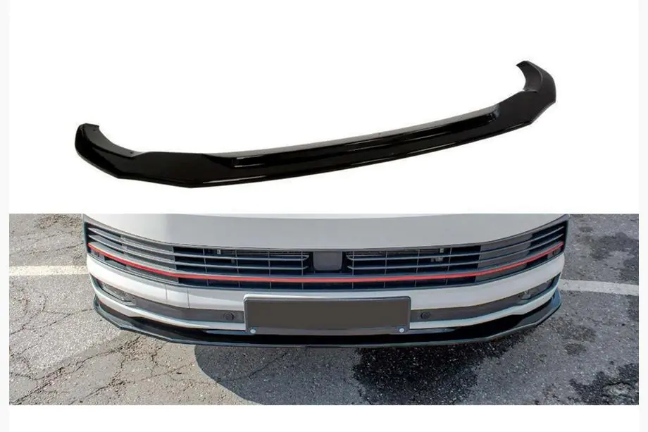 Volkswagen T5 2010-2015 Frontlippe DPT (Schwarz Glanz) Foto 2
