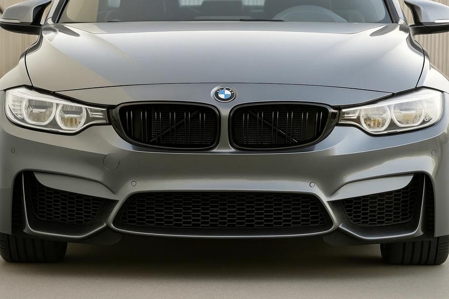 BMW 3 Series F30/F31 2012-2019 Nieren M-Look (Schwarz Glanz) Image