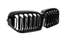 BMW 5er G30/G31 2017–2023 Nieren-Kühlergrill M-Look (2021-2023, Schwarz Hochglanz) Ohne Kamera Foto 5