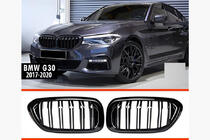 BMW 5er G30/G31 2017–2023 Nieren M-Look (2017-2020, Schwarz Glanz) Foto 4