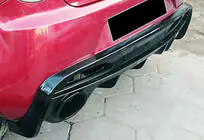 Alfa Romeo MiTo 2008-2018 Heckdiffusor DPT (Schwarz Glanz) Foto 1