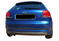 Audi A3 2003-2012 Heckdiffusor DPT (2005-2008, Coupe, Schwarz Glanz) Foto 2