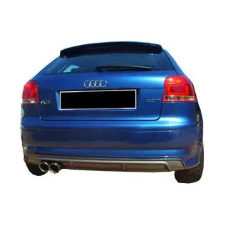 Heckdiffusor DPT (2005-2008, Coupe, Schwarz Glanz) Foto 2