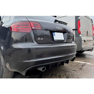 Heckdiffusor DPT (2008-2010, Schwarz Glanz) Audi A3 2003-2012 Foto 2