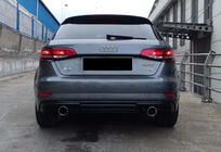 Audi A3 2012-2020 DPT Heckdiffusor (HB, 2017-2020, hochglanzschwarz) Foto 5
