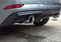 Audi A3 2012-2020 DPT Heckdiffusor (HB, 2017-2020, hochglanzschwarz) Foto 1