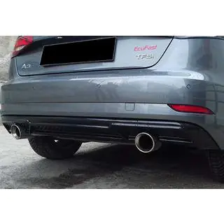DPT Heckdiffusor (HB, 2017-2020, hochglanzschwarz) Audi A3 2012-2020 Foto 4