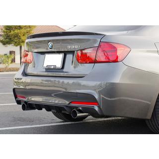 Heckdiffusor DPT V-4 (für M-Performance, Schwarz Glanz) BMW 3 Series F30/F31 2012-2019 Foto 1