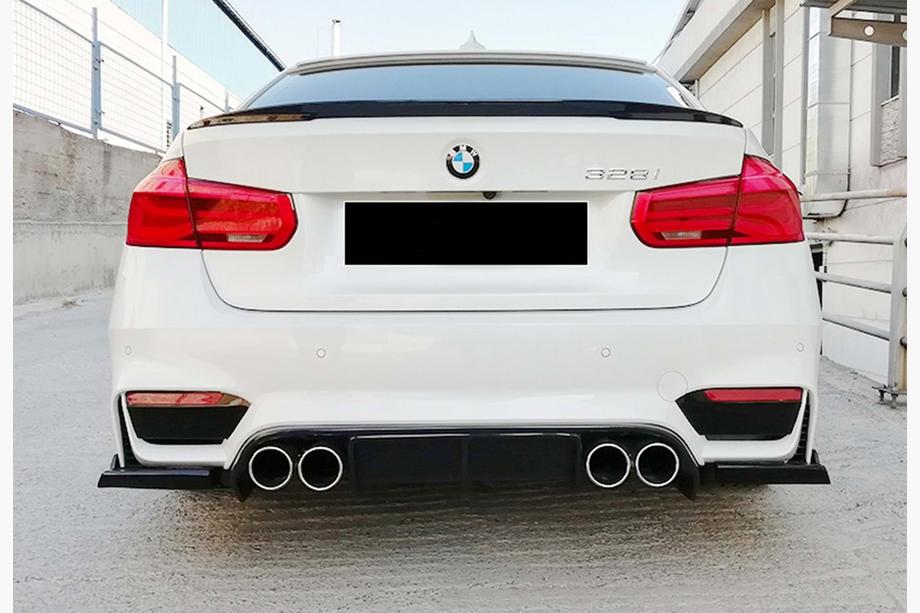 BMW 3 Series F30/F31 2012-2019 Heckdiffusor DPT V-1 (für M3, Schwarz Glanz) Foto 1