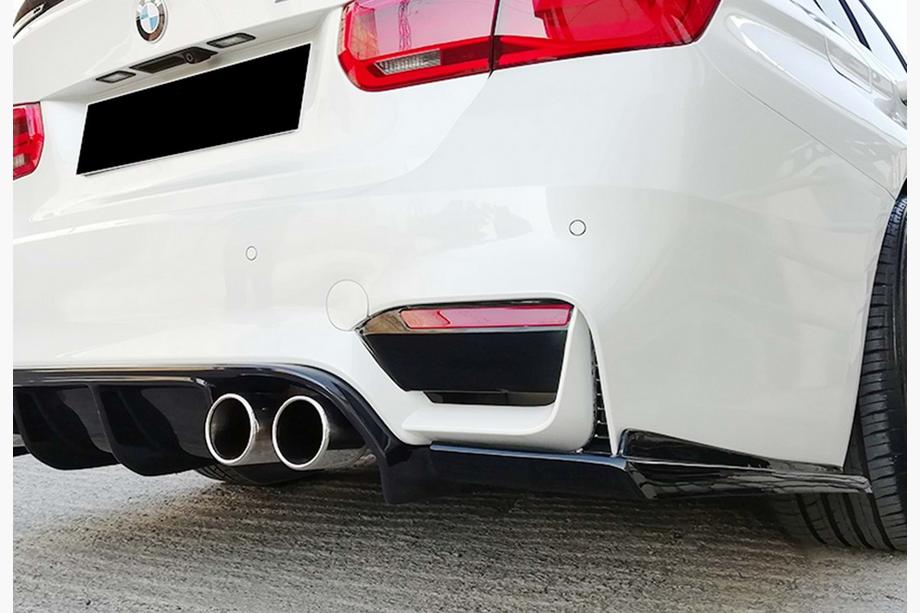 BMW 3 Series F30/F31 2012-2019 Heckdiffusor DPT V-1 (für M3, Schwarz Glanz) Foto 6