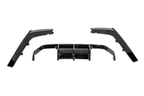 BMW 3 Series F30/F31 2012-2019 Heckdiffusor DPT V-2 (für Vorstainer, Schwarz Glanz) Foto 4