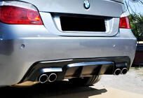 BMW 5 Series E60/E61 2003-2010 Heckdiffusor DPT V-2 (für M-Sport, Schwarz Glanz) Foto 3