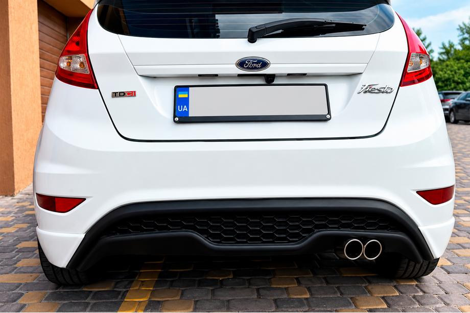 Ford Fiesta 2008-2017 Heckdiffusor DPT V-3 (HB, matt schwarz) Image