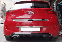 Hyundai I-30 2012-2017 Heckdiffusor DPT V-1 (Schwarz Glanz) Foto 1