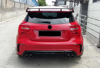 Mercedes A-class W176 2012-2018 Heckdiffusor DPT (2012-2015, für Brabus, Schwarz Glanz) Foto 3