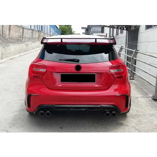 Heckdiffusor DPT (2012-2015, für Brabus, Schwarz Glanz) Mercedes A-сlass W176 2012-2018 Foto 3