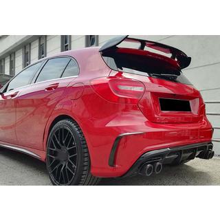 Heckdiffusor DPT (2012-2015, für Brabus, Schwarz Glanz) Mercedes A-сlass W176 2012-2018 Foto 4