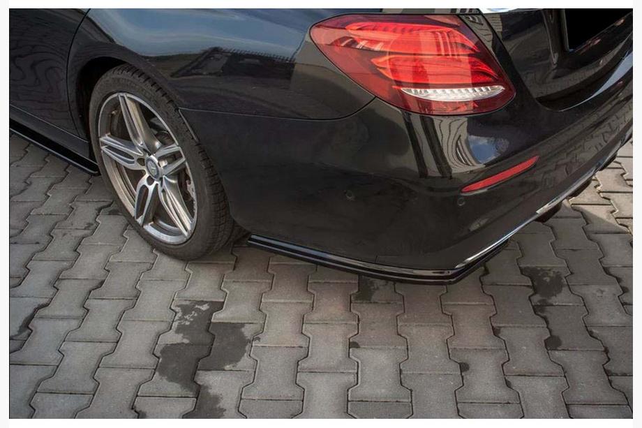 Mercedes E-class W213 2016-2023 Heckdiffusor FLAP DPT (Schwarz Glanz) Foto 1