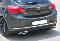Opel Astra J 2009-2015 Heckdiffusor DPT V1 (2012-2015, HB, Schwarz Glanz) Foto 3