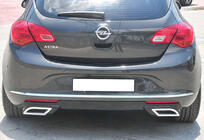 Opel Astra J 2009-2015 Heckdiffusor DPT V1 (2012-2015, HB, Schwarz Glanz) Foto 1