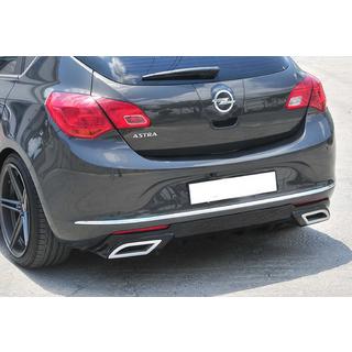 Heckdiffusor DPT V1 (2012-2015, HB, Schwarz Glanz) Opel Astra J 2009-2015 Foto 3