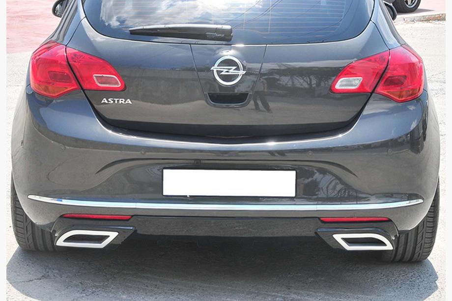 Opel Astra J 2009-2015 Heckdiffusor DPT V1 (2012-2015, HB, Schwarz Glanz) Image