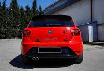 Seat Ibiza 2010-2017 Heckdiffusor DPT (Schwarz Glanz) Foto 1