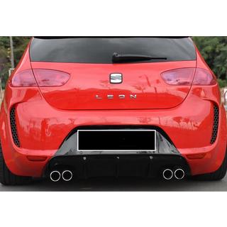 Heckdiffusor DPT V-1 (2009-2012, Schwarz Glanz) Seat Leon 2005-2012 Foto 2