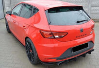 Seat Leon 2013-2020 Heckdiffusor DPT V-6 (2013-2016, Schwarz Glanz) Foto 2