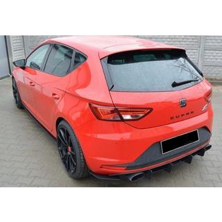 Heckdiffusor DPT V-6 (2013-2016, Schwarz Glanz) Seat Leon 2013-2020 Foto 2