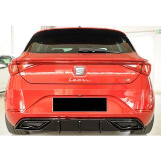 Heckdiffusor DPT V-2 (Schwarz Glanz) Seat Leon 2020- Foto 2