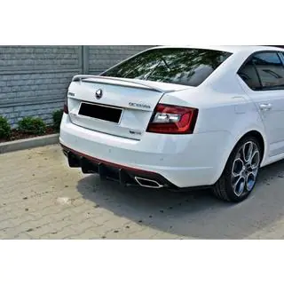 Heckdiffusor DPT V-5 (LB, Schwarz matt) Skoda Octavia III A7 2013-2019 Foto 2