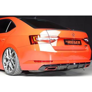 Heckdiffusor DPT V-1 (Schwarz Glanz) Skoda Superb 2015-2024 Foto 1